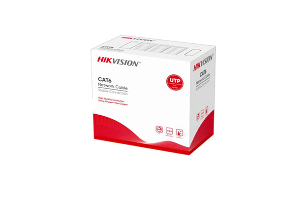 Hikvision 305M CAT6 U/UTP Outdoor Network Cable​  Black Color (DS-1LN6OUSPE) - 1