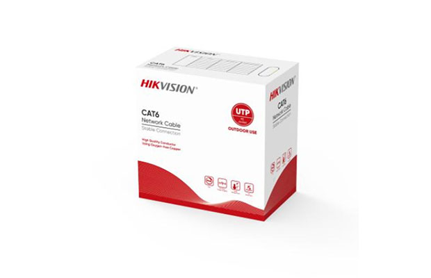 HikVision 305M CAT6 outdoor U/UTP Network Cable Black Color (DS-1LN6OUTPE) - 1