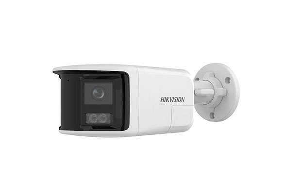 HikVision DS-2CD1T63G2P-LIUF/SL 6MP Dual Lens Stitched Wide Angle Smart Hybrid Light Fixed Bullet Network Camera - 1