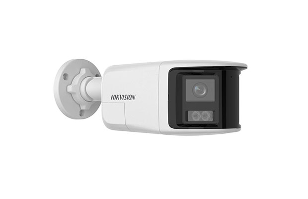 HikVision DS-2CD1T63G2P-LIUF/SL 6MP Dual Lens Stitched Wide Angle Smart Hybrid Light Fixed Bullet Network Camera - 2