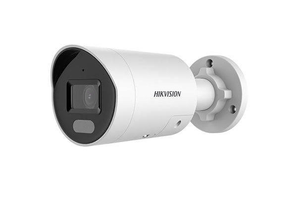 Hikvision DS-2CD2047G2-LU/SL 4MP ColorVu Strobe Light and Audible Warning Fixed Mini Bullet Network Camera - 1