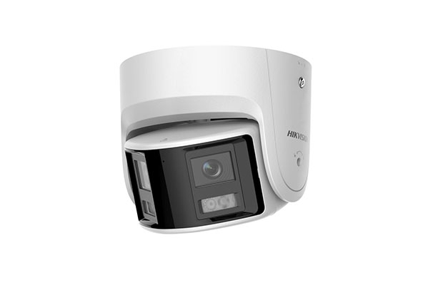 Hikvision DS-2CD2346G2P-ISU/SL 4MP Panoramic AcuSense Fixed Turret Network Camera - 1