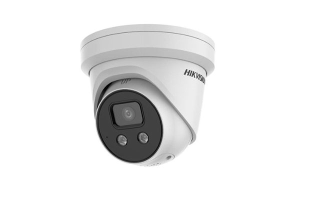 Hikvision DS-2CD2366G2-ISU/SL 6MP AcuSense Strobe Light and Audible Warning Fixed Turret Network Camera