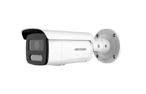 Hikvision DS-2CD2T47G2-LSU/SL 4MP ColorVu Strobe Light and Audible Warning Fixed Bullet Network Camera