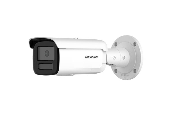 Hikvision DS-2CD2T86G2-ISU/SL 4K (8MP) AcuSense Strobe Light and Audible Warning Fixed Bullet Network Camera - 1