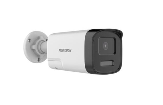 Hikvision DS-2CE17K0T-LXTS 3K Two Way Audio &amp; Siren Fixed Bullet Camera - 3