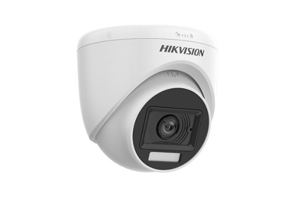 Hikvision DS-2CE76D0T-LPFS 2MP Smart Hybrid Light Audio Fixed Turret Camera