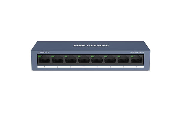 Hikvision DS-3E0108-O 8-Port Fast Ethernet Switch - 1