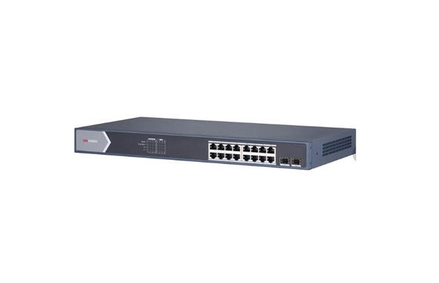 Hikvision DS-3E0518P-E/M 16 Port Gigabit Unmanaged POE Switch - 2