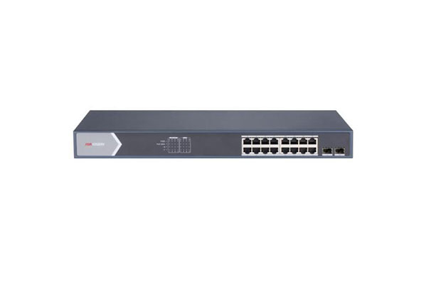 Hikvision DS-3E0518P-E/M 16 Port Gigabit Unmanaged POE Switch - 1