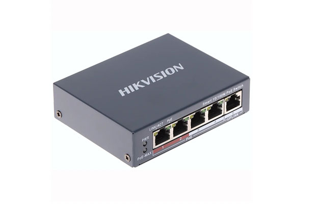 Hikvision DS-3E1106P-EI/M 4-Port Fast Ethernet Smart POE Switch