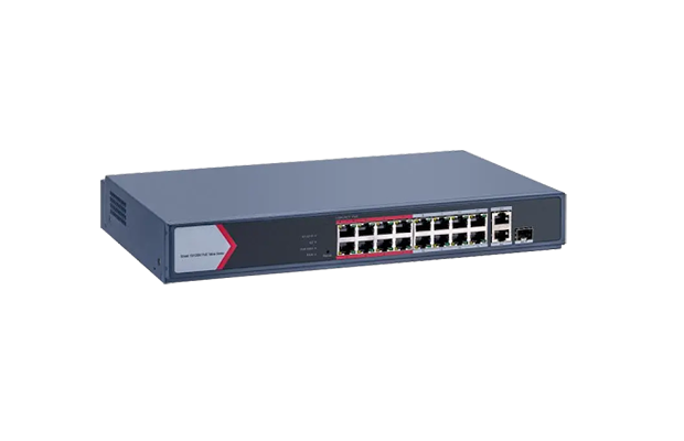 Hikvision DS-3E1318P-EI/M 16-Port Fast Ethernet Smart POE Switch