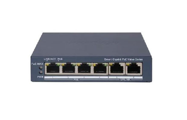 Hikvision DS-3E1506P-EI/M 4-Port Gigabit Smart POE Switch