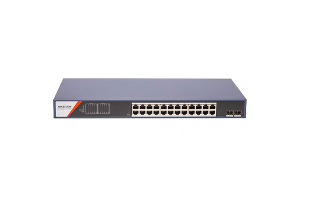 Hikvision DS-3E1526P-SI-24P2F 24-Port Gigabit Smart POE Switch - 1