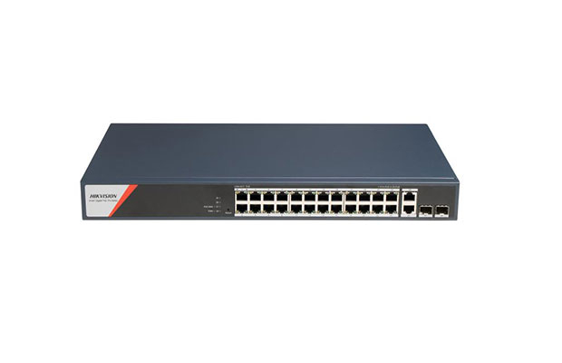 Hikvision DS-3E1528P-EI 24-Port Gigabit Smart POE Switch - 1