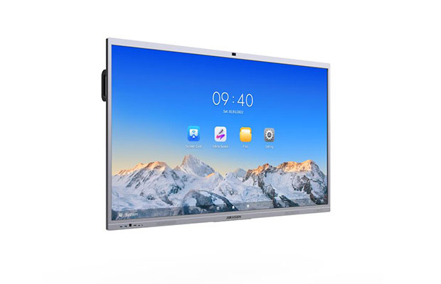 Hikvision DS-D5C75RB/B 75-inch 4K Interactive Flat Panel W/ Camera and Microphone Array (EDLA) -2Y - 3