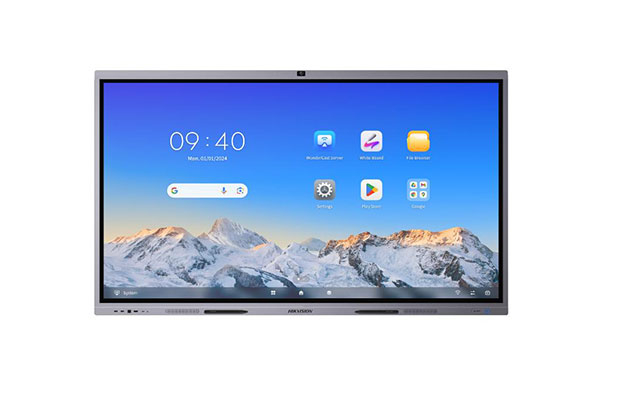 Hikvision DS-D5C75RB/B 75-inch 4K Interactive Flat Panel W/ Camera and Microphone Array (EDLA) -2Y - 1