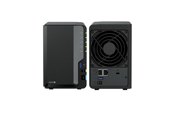 Synology DiskStation DS225+ 2Bays NAS, RAM 2GB (Up to 6GB) - 3