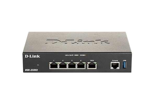 D-Link DSR-250V2 Unified Services VPN Router