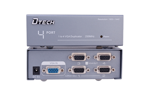 DTECH DT-7254 1-to-4 250MHz VGA Splitter