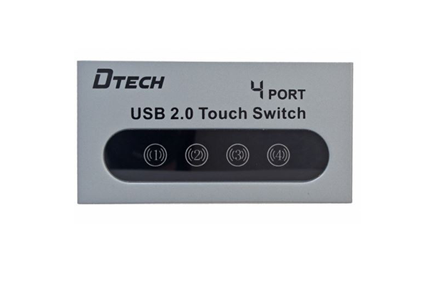 DTECH DT-8341 4-Port USB 2.0 Touch Switch