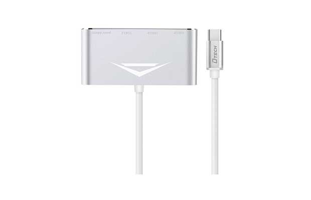 DTECH DT-T0016A USB-C to PD + 3Port USB 3.0 HUB
