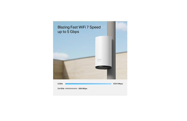 TP-Link Deco BE25-Outdoor BE5000 Outdoor / Indoor Mesh WiFi 7 Router - 3