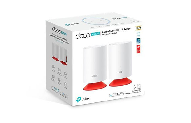 TP-Link Deco Voice X20(2-pack) AX1800 Mesh Wi-Fi 6 System with Smart Speaker - 3