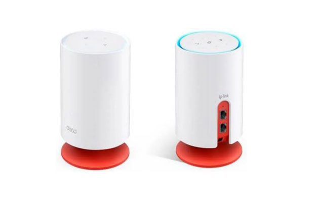 TP-Link Deco Voice X20(2-pack) AX1800 Mesh Wi-Fi 6 System with Smart Speaker - 2