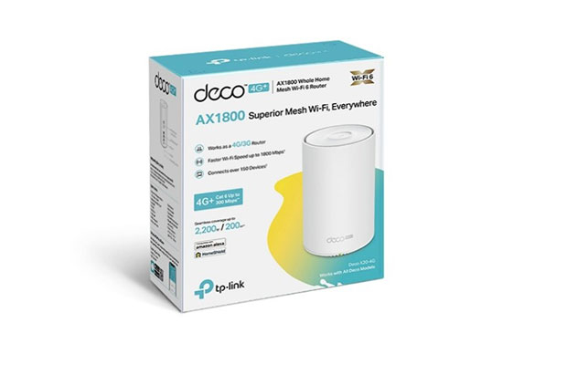 TP-Link Deco X20-4G 4G+ AX3000 Whole Home Mesh WiFi 6 Gateway - 3