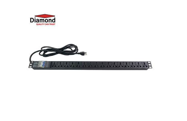 Diamond PDU 16A 16 Ports Power Distribution Diamond 1U-M16 - 2