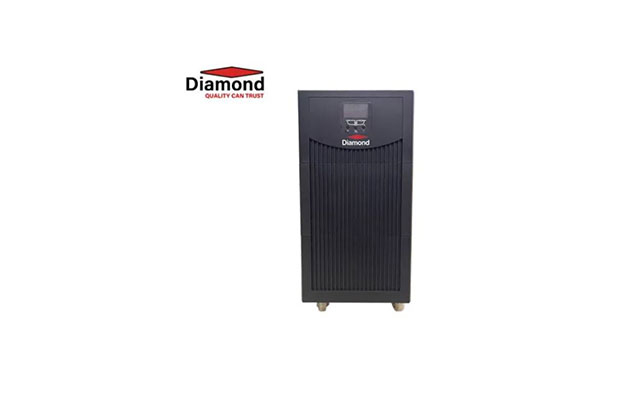 Diamond UPS 6KVA online UPS LED (Battery 12V-7.2AH x12units) - 3