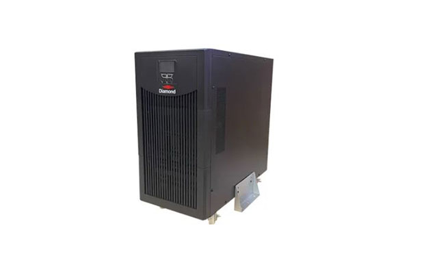 Diamond UPS 6KVA online UPS LED (Battery 12V-7.2AH x12units) - 1