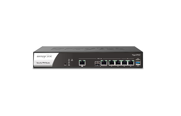 DrayTek Vigor2962 High-Performance 2.5G Dual-WAN Security VPN Router - 1