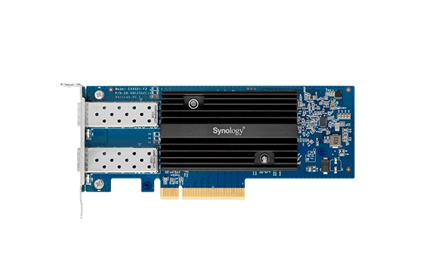 Synology Dual-port 10 Gigabit SFP+ PCIe 3.0 x8 Ethernet adapter (E10G21-F2)