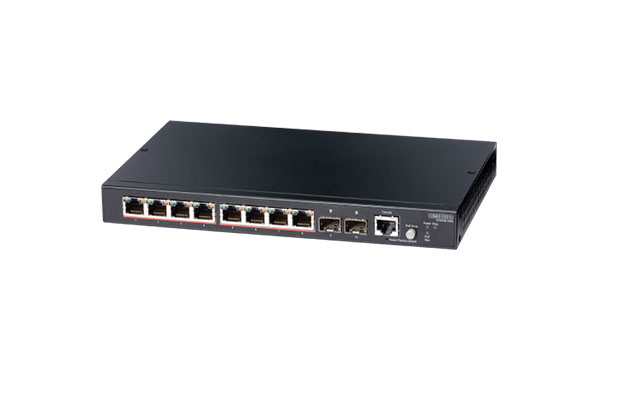 Edgecore ECS2100-10PE 8-Port L2-Managed Gigabit, 2Port SFP ports with 4 port PoE