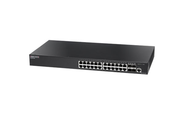 Edgecore ECS2100-28P 24Ports L2-Managed GE, 4Port SFP ports with 24 port PoE Switch