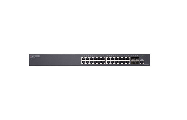 Edgecore ECS2100-28P 24Ports L2-Managed GE, 4Port SFP ports with 24 port PoE Switch
