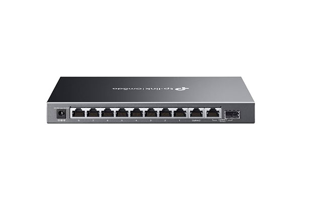 TP-Link ES210GMP Omada 10-Port Gigabit Easy Managed Switch with 8-Port PoE+ - 1