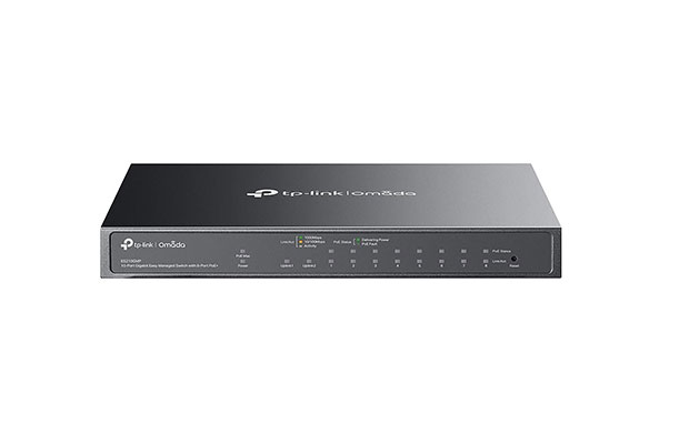 TP-Link ES210GMP Omada 10-Port Gigabit Easy Managed Switch with 8-Port PoE+ - 2