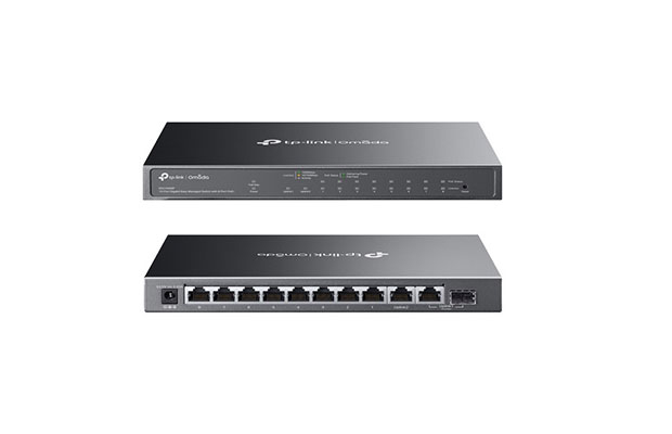 TP-Link ES210GMP Omada 10-Port Gigabit Easy Managed Switch with 8-Port PoE+ - 3