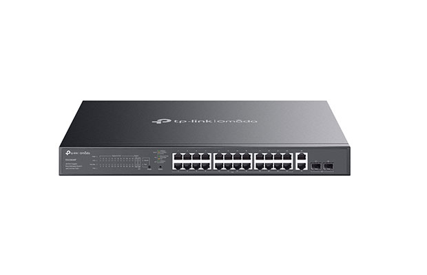 TP-Link ES228GMP Omada 28-Port Gigabit Easy Managed Switch with 24-Port PoE+ - 1