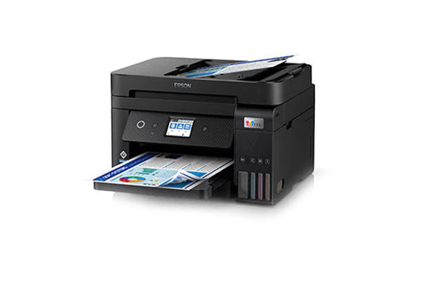 Printer Epson EcoTank L6290 A4 Color WI-FI (4-in-1)(Duplex-Print,Scan,Copy,Fax with ADF)(Ink 001) 1Year. - 2