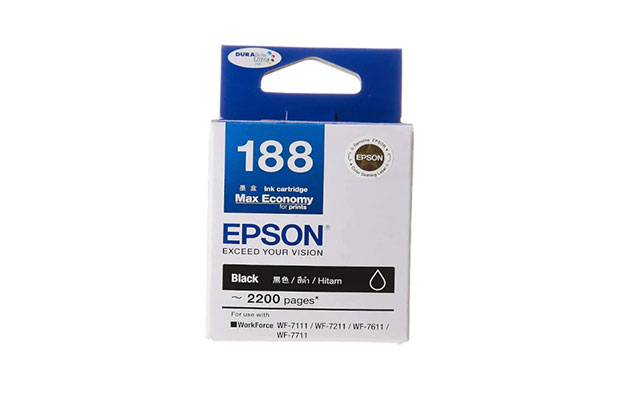 Ink Cartridge Epson T188 Black High Cap for (WF-7111/7211/7611/7711) (C13T188190) - 1