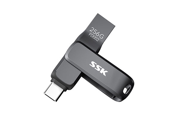 SSK FD002 256GB USB-A to USB-C Flash Drive - 1