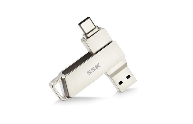SSK FDU050 256GB USB-A to USB-C Flash Drive - 1