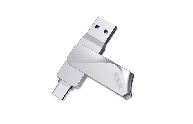 SSK FDU050 64GB USB-A to USB-C USB Flash Drive - 2