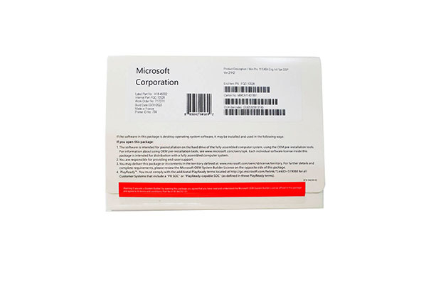 Licensed Microsoft Windows 11 PRO 64BIT OEM English (FQC-10529) - 1