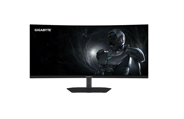Gigabyte 34 G34WQC2 Curved Gaming Monitor WQHD (3440x1440 at 180Hz) HDMI-DP Port-Speaker (3rs) - 1