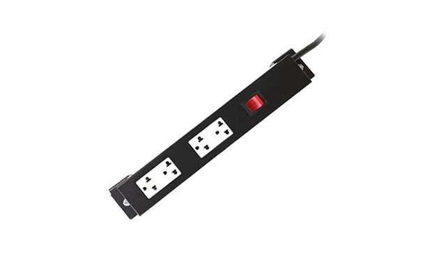 LINK AC POWER DISTRIBUTION 4 TIS Outlet w/Cable 1.8 M., w/SW Cover, Black (G7-00004B) - 1